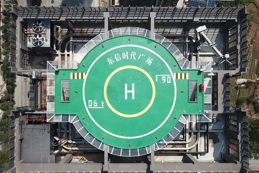 直升機停機坪機場標志顏色是固定的嗎？都有哪些？